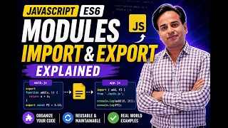JavaScript Modules Import Export Explained ES6 Tutorial for Beginners