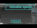 Editable spline 3ds max tutorial study Edutech Hindi Tutorial