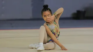 كنزي عمرو مركز اول دهب بطولة الجمهورية ٨ سنوات جمباز ايروبك 4 2 2023 الحمدلله Gymnastics Aerobic 