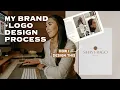 How I DESIGN CUSTOM BRANDS LOGOS Graphic Design Tutorial
