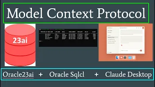 SQLcl MCP with Oracle database 23ai Claude - Demo