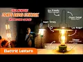 Lagu DIY Cara Membuat Lampu Camping - Lampu Glamping - Lampu Badai | DIY Electric Lantern