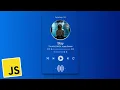Build Music Player With JavaScript JavaScript Music Player Vanilla JavaScript