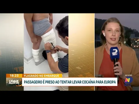 Homem é detido no aeroporto ao tentar transportar cocaína para Europa