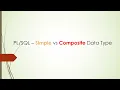 - Simple Vs Composite Data Type