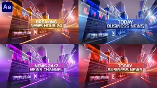 Breaking News Intro After Effects Template Aetemplates 