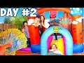 LAST TO LEAVE THE BOUNCY HOUSE WINS 1000 Challenge w The Norris Nuts