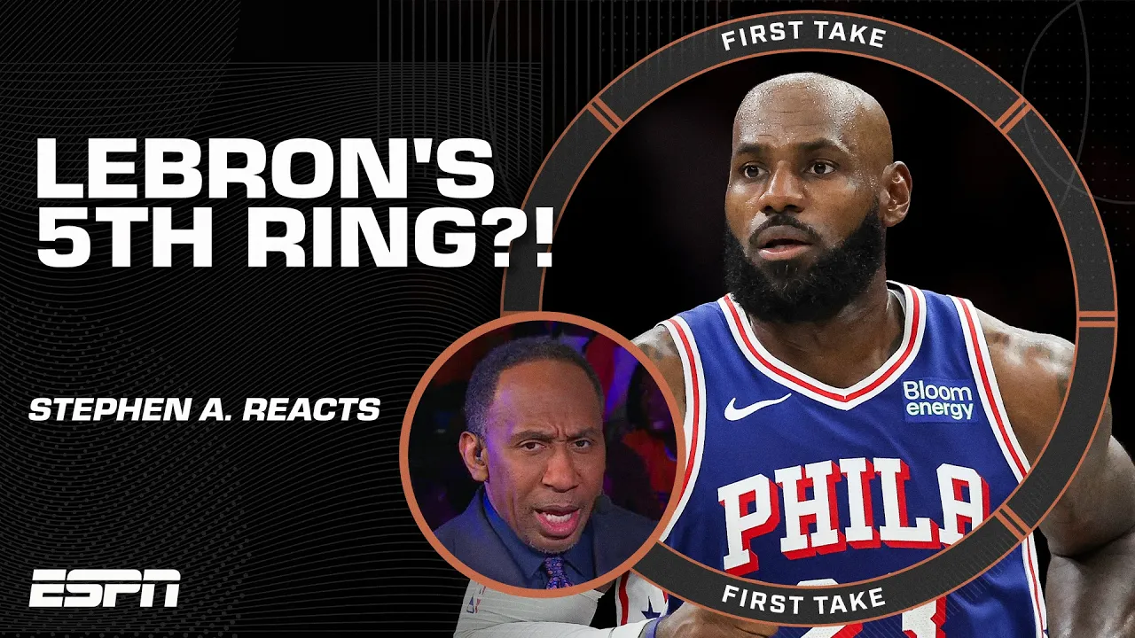 ‘LEBRON JAMES IS GOING TO WIN A 5TH NBA CHAMPIONSHIP!’ 💍 Stephen A. | First Take