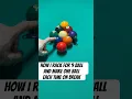 Download Lagu Perfect 9 ball rack and pocket one ball on the break #9ball #9ballpool #howtorack #pooltable