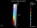 bending beam simulation using the Solid Mechanics interface in COMSOL Multiphysics