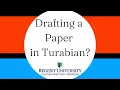 Turabian 9th Edition Formatting Elements