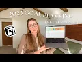 2023 Goal Setting New Year Planning FREE Notion Goal Planning Template