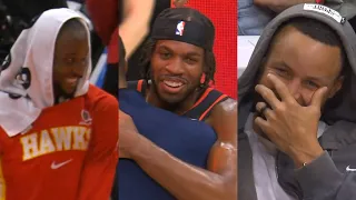 Buddy Hield trying so hard to score vs Warriors has Steph and Kuminga laughing