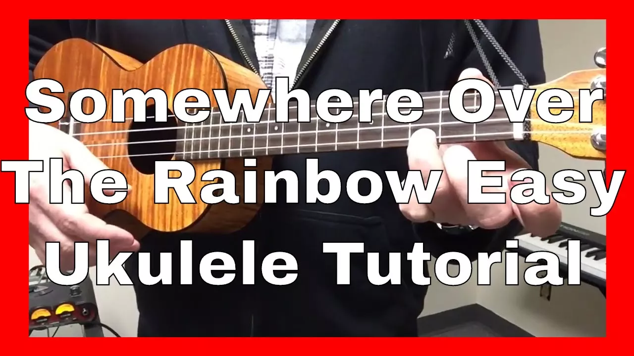 Somewhere Over The Rainbow Easy Beginner Ukulele Tutorial Iz Version