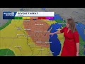 Evening forecst SE Wisconsin Weather Rounds of severe storm chances