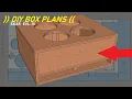 DIY BOX PLANS - 4 Skar EVL-15 Subs