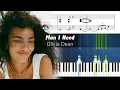 Download Lagu Olivia Dean - Man I Need - Accurate Piano Tutorial with Sheet Music