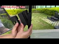 NOKINS Golf Cart Folding Side View Mirrors Glass for Club Car EZGO Yamaha No-Drilling Required