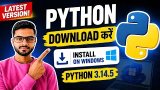 How to Download Install Python on Windows Latest Version 2026 HINDI