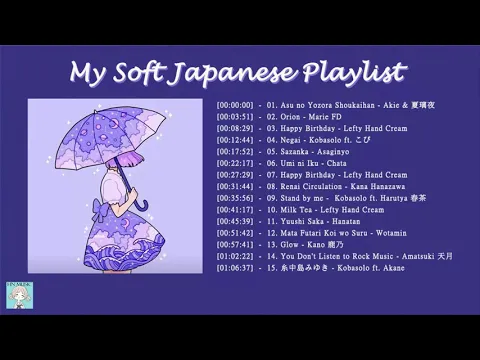 ✧ soft japanese playlist to chill/relax/sleep for weekend ✧