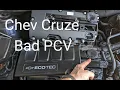 Chevy Cruze with a bad PCV valve Easy fix