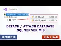 How to Detach and Attach a Database in SQL Server Database File Location Detach Database in S
