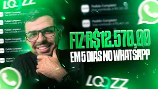 COMO EU FIZ R$12.570,00 EM APENAS 5 DIAS VENDENDO ENCAPSULADOS PELO WHATSAPP INVESTINDO POUCO