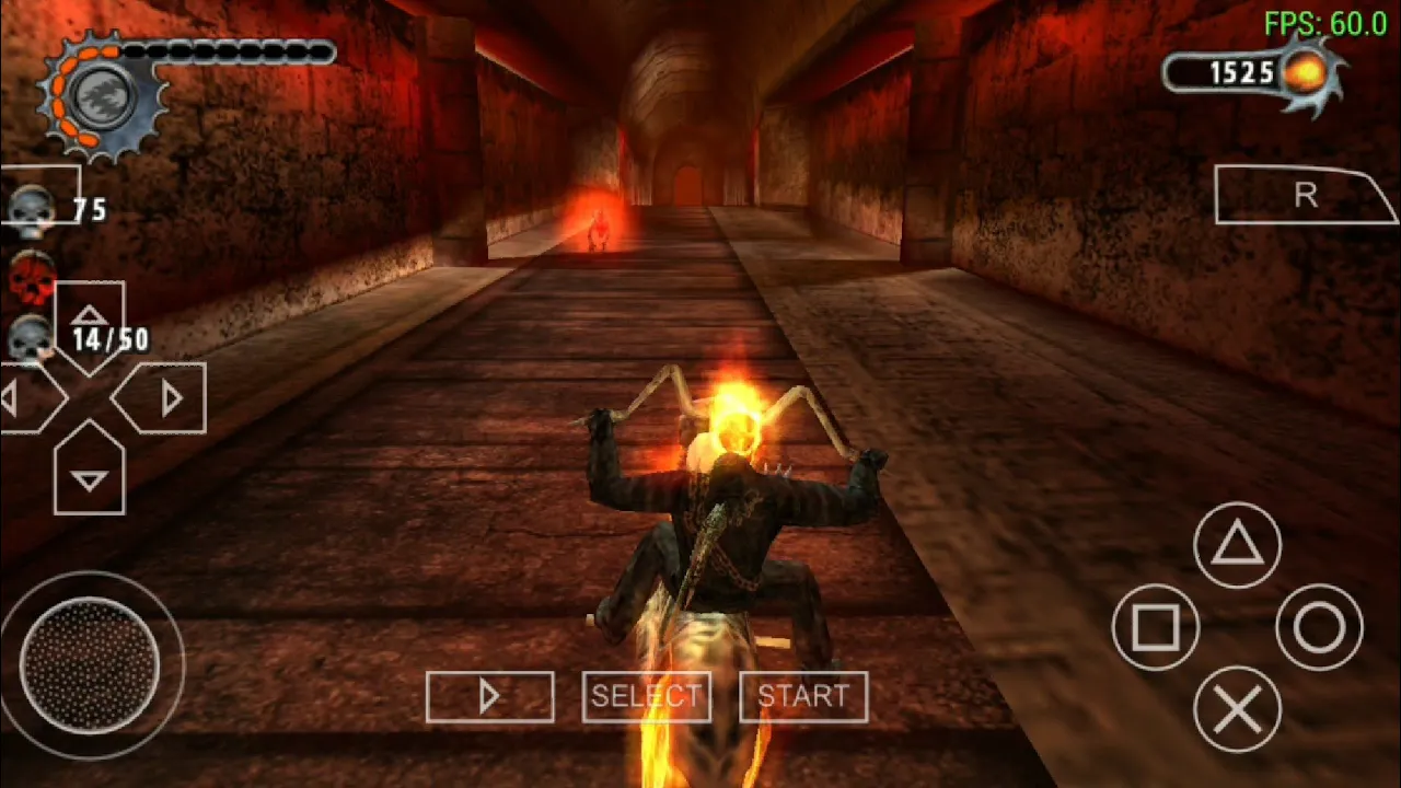 Ghost Rider PPSSPP Android gameplay 60 FPS on POCO F1