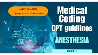 CPT ANESTHESIA - part 1