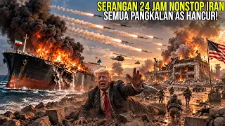 TANKER IRAN DIHANCURKAN! IRGC Balas 10x Lebih Besar Seluruh Pangkalan Militer Israel-AS Meledak
