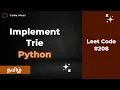 - Implement Trie Prefix Tree
