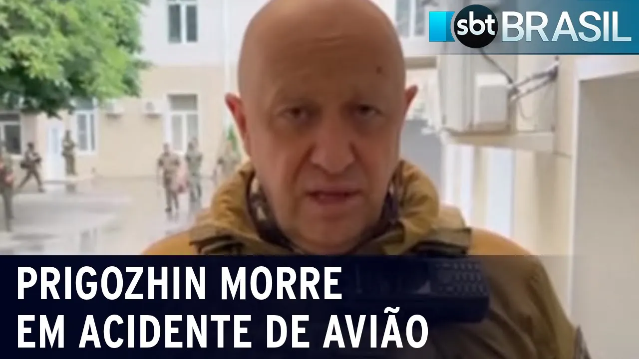 Queda de avião mata chefe do grupo Wagner | SBT Brasil (23/08/23)