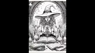 Printable Gothic Coloring Pages 20 Dark Mystical Designs Witches Vampires Skulls