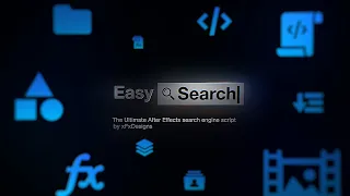 Easy Search Tool The Ultimate After Effects Workflow Script
