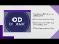 OD deaths drop 9 8 from 2018 to 2019