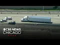 Deadly crash involving motorcycle semi truck shuts down lanes on I-294 in Western Springs