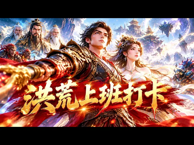 一口气看完丨穿越凶险浩瀚的洪荒世界 身为百世功德飞升的天庭底层小兵 轻松躺赢逆袭封神