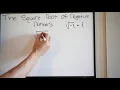 The Square Root of Negative Numbers - How To Simplify