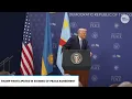 Donald Trump's full speech as Democratic Republic of Congo  and Rwanda reach peace agreement