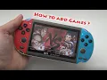 How to add Games ? / X7 Switch Clone Handheld