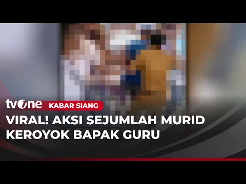 Ditendang dan Dipukul, Detik-detik Guru Dikeroyok Siswa di Sekolah