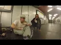 Girl joins rapper in the subway for an impromptu jam session (INFIDELIX ft. EllandM)