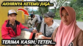 salut abah uju masih tersenyum padahal seharian ini hanya dapat uang untuk 1 2 kg beras