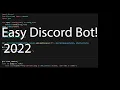 How to make a discord bot in Python 2022 PT 1