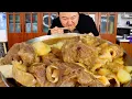 Download Lagu 5斤羊肉，阿强做“羊肉熬茄子”，肉香软烂，一口一块真解馋｜Mukbang｜吃肉表演【cram阿强】