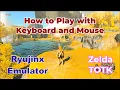 Ryujinx Emulator Mouse and Keyboard Setup Zelda TOTK