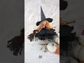 I made a Kitchen Witch doll from a black rose