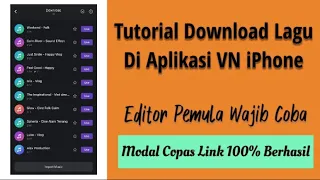 tutorial download lagu di vn iphone pake link tutorial