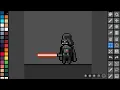 Pixel Studio Examples Lightsaber animation