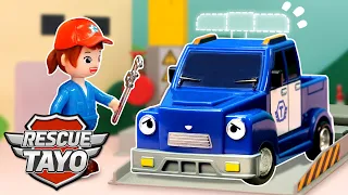 Blaues Rettungsteam! Erledigt eure Reparaturen! | Spielzeug Video | Tayo der Kleine Bus